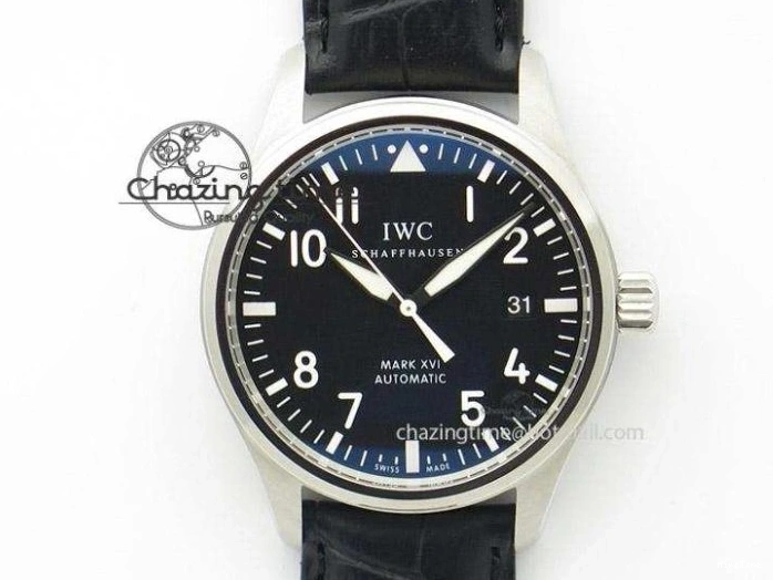 MIROTIME 0202 Supportive Big Pilot IW501008 “Boutique London” SS ZF Best Edition Blue Dial on Blue Leather Strap A 7106